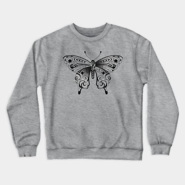 Butterfly design Crewneck Sweatshirt by Rachellily